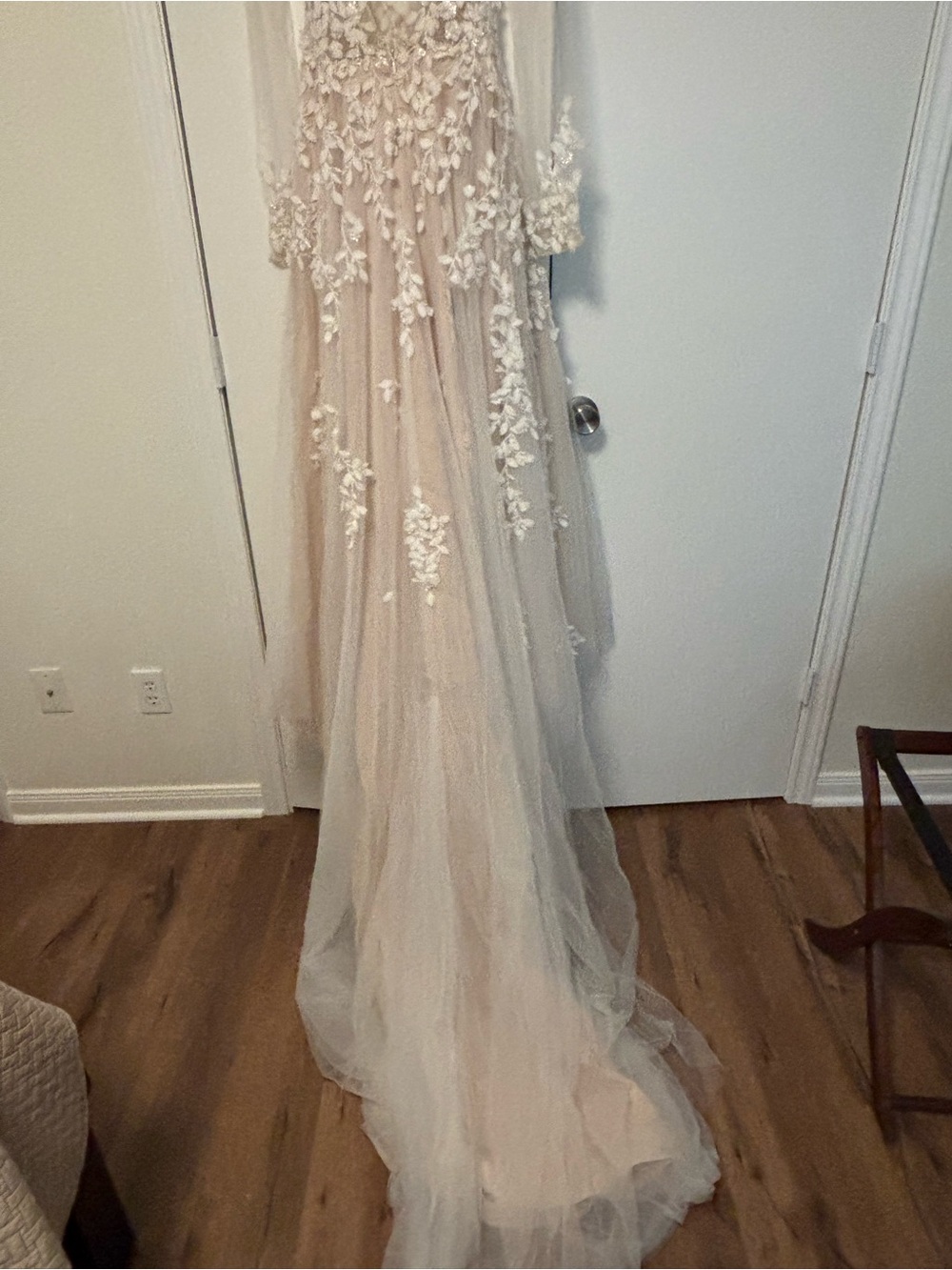 Martin Thornburg Wedding Dress -Ivory/Champagne. Style: Blaye